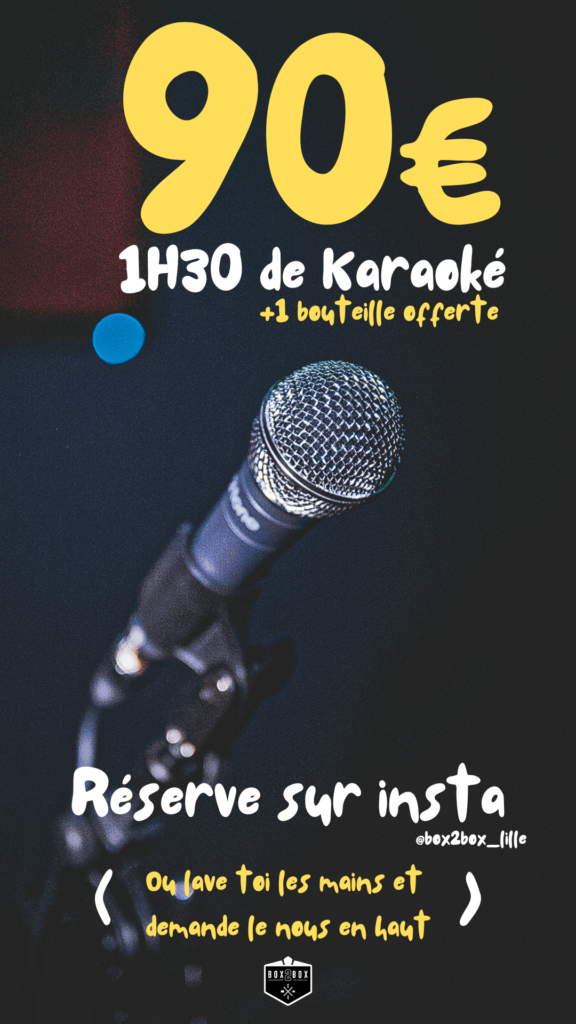Box2Box Lille : Une Offre Karaoké Exceptionnelle à ne Pas Manquer ...